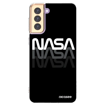 Picasee silikonowe przeźroczyste etui na Samsung Galaxy S21+ 5G G996F - NASA Triple