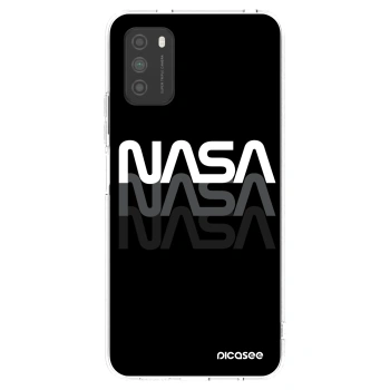 Picasee silikonowe przeźroczyste etui na Xiaomi Poco M3 - NASA Triple