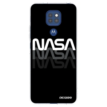 Picasee silikonowe przeźroczyste etui na Motorola Moto G9 Play - NASA Triple