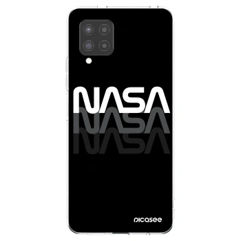 Picasee silikonowe przeźroczyste etui na Samsung Galaxy A42 A426B - NASA Triple
