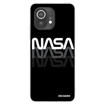 Picasee silikonowe przeźroczyste etui na Xiaomi Mi 11 - NASA Triple