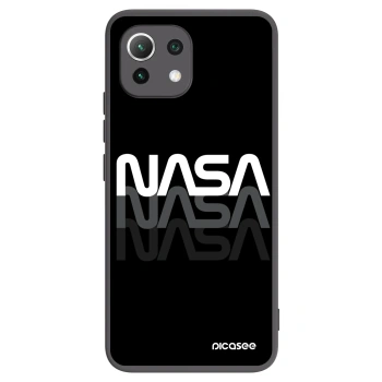 Picasee silikonowe czarne etui na Xiaomi Mi 11 Lite - NASA Triple