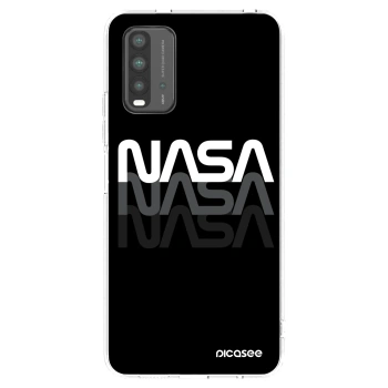 Picasee silikonowe przeźroczyste etui na Xiaomi Redmi 9T - NASA Triple