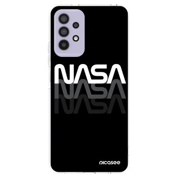 Picasee silikonowe przeźroczyste etui na Samsung Galaxy A32 4G SM-A325F - NASA Triple