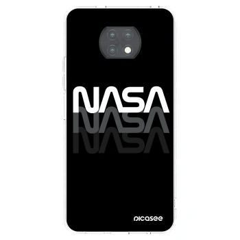 Picasee silikonowe przeźroczyste etui na Xiaomi Redmi Note 9T - NASA Triple