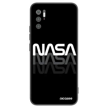 Picasee silikonowe czarne etui na Xiaomi Poco M3 Pro 5G - NASA Triple