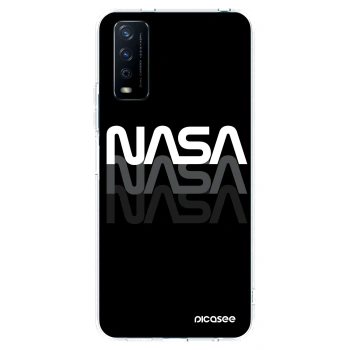 Picasee silikonowe przeźroczyste etui na Vivo Y11s - NASA Triple