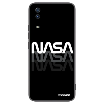 Picasee silikonowe czarne etui na Vivo Y11s - NASA Triple