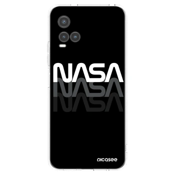 Picasee silikonowe przeźroczyste etui na Vivo Y33s - NASA Triple