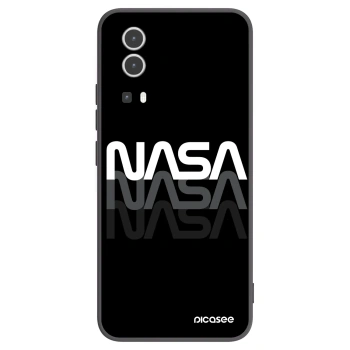 Picasee silikonowe czarne etui na Vivo Y72 5G - NASA Triple