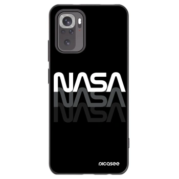 Picasee silikonowe czarne etui na Xiaomi Redmi Note 11S 4G - NASA Triple