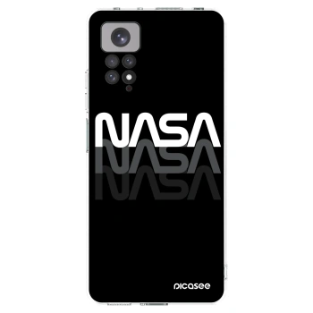 Picasee silikonowe przeźroczyste etui na Xiaomi Redmi Note 11S 4G - NASA Triple