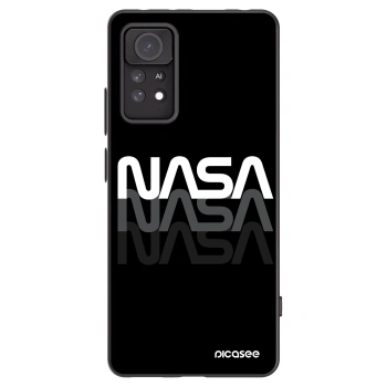 Picasee silikonowe czarne etui na Xiaomi Redmi Note 11 Pro 5G - NASA Triple