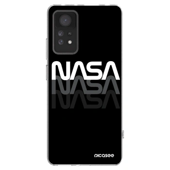 Picasee silikonowe przeźroczyste etui na Xiaomi Redmi Note 11 Pro 5G - NASA Triple