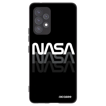 Picasee silikonowe czarne etui na Samsung Galaxy A53 5G A536 - NASA Triple