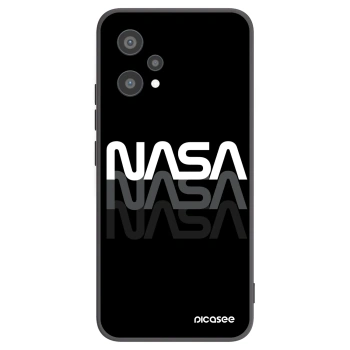 Picasee silikonowe czarne etui na Realme 9 Pro 5G - NASA Triple