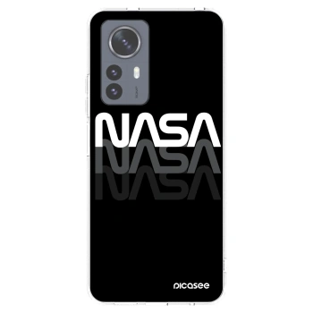 Picasee silikonowe przeźroczyste etui na Xiaomi 12 Pro - NASA Triple