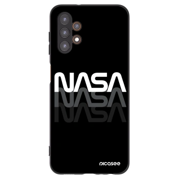 Picasee silikonowe czarne etui na Samsung Galaxy A13 4G A135 - NASA Triple