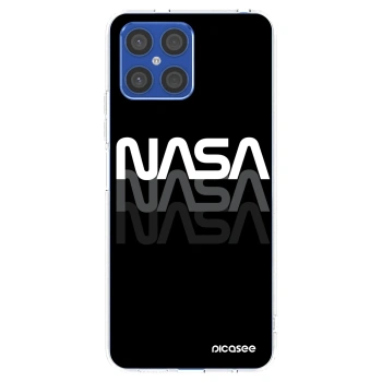 Picasee silikonowe przeźroczyste etui na Honor X8 4G - NASA Triple
