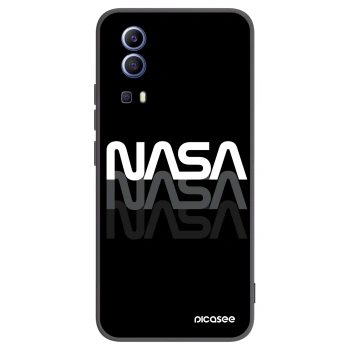 Picasee silikonowe czarne etui na Vivo Y52 5G - NASA Triple