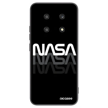 Picasee silikonowe czarne etui na Honor Magic4 Lite 5G - NASA Triple