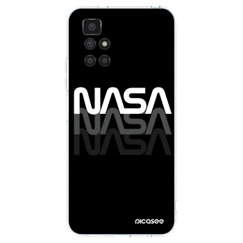 Picasee silikonowe przeźroczyste etui na Xiaomi Redmi 10 (2022) - NASA Triple