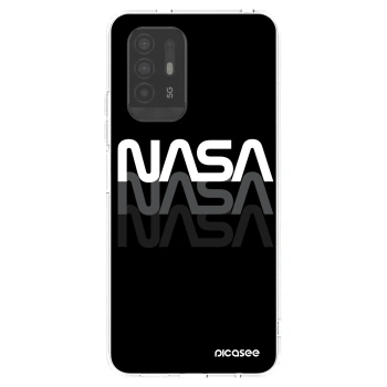 Picasee silikonowe przeźroczyste etui na OPPO A94 5G - NASA Triple