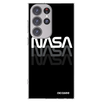 Picasee silikonowe przeźroczyste etui na Samsung Galaxy S23 Ultra 5G - NASA Triple