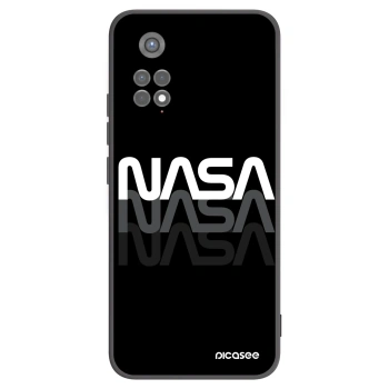Picasee silikonowe czarne etui na Xiaomi Redmi Note 11S 5G - NASA Triple