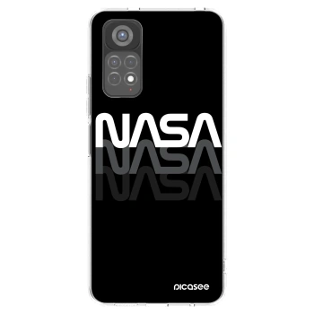 Picasee silikonowe przeźroczyste etui na Xiaomi Redmi Note 11S 5G - NASA Triple