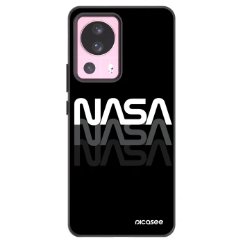 Picasee silikonowe czarne etui na Xiaomi 13 Lite - NASA Triple