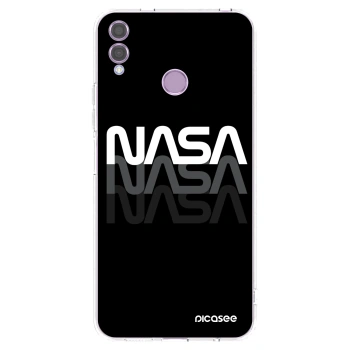 Picasee silikonowe przeźroczyste etui na Honor 8X - NASA Triple