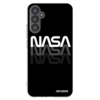 Picasee silikonowe przeźroczyste etui na Samsung Galaxy A34 5G A346B - NASA Triple