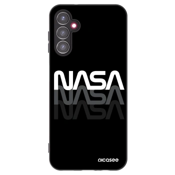 Picasee silikonowe czarne etui na Samsung Galaxy A14 5G A146P - NASA Triple