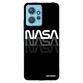 Picasee silikonowe przeźroczyste etui na Xiaomi Redmi Note 12 4G - NASA Triple