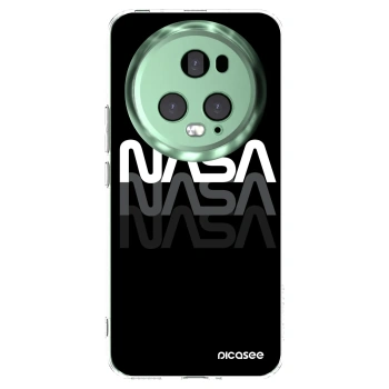 Picasee silikonowe przeźroczyste etui na Honor Magic5 Pro - NASA Triple