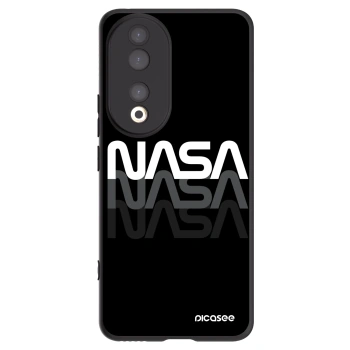 Picasee silikonowe czarne etui na Honor 90 5G - NASA Triple