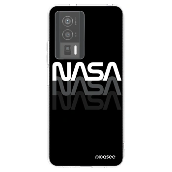 Picasee silikonowe przeźroczyste etui na Xiaomi Poco F5 Pro 5G - NASA Triple