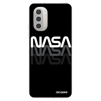 Picasee silikonowe przeźroczyste etui na Motorola Moto G51 - NASA Triple