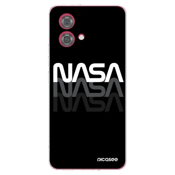 Picasee silikonowe przeźroczyste etui na Motorola Moto G84 5G - NASA Triple