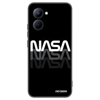 Picasee silikonowe czarne etui na Realme C33 (2023) - NASA Triple