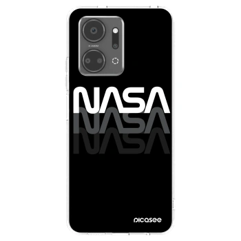 Picasee silikonowe przeźroczyste etui na Honor X7a - NASA Triple