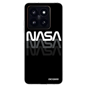 Picasee silikonowe przeźroczyste etui na Xiaomi 14 Pro - NASA Triple