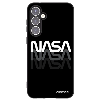 Picasee silikonowe czarne etui na Samsung Galaxy S23 FE S711B - NASA Triple