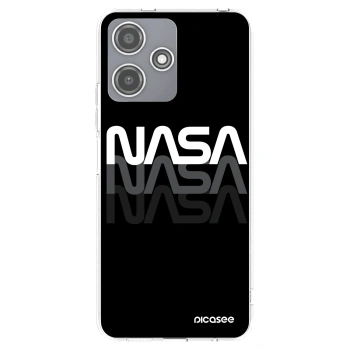 Picasee silikonowe przeźroczyste etui na Xiaomi Redmi 12 5G - NASA Triple