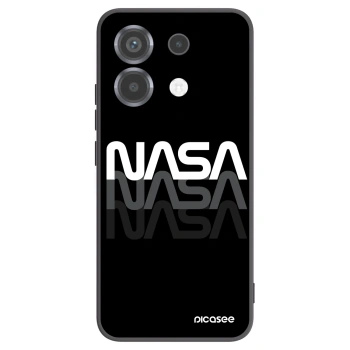 Picasee silikonowe czarne etui na Xiaomi Poco X6 - NASA Triple