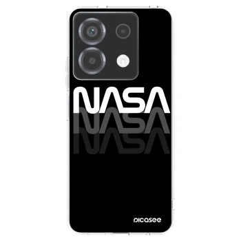 Picasee silikonowe przeźroczyste etui na Xiaomi Poco X6 - NASA Triple