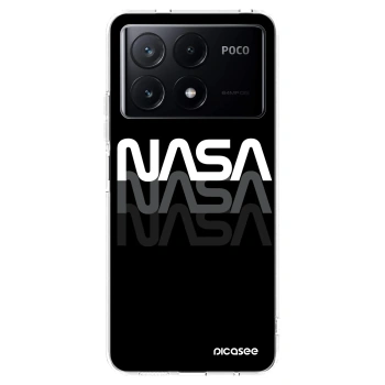Picasee silikonowe przeźroczyste etui na Xiaomi Poco X6 Pro - NASA Triple