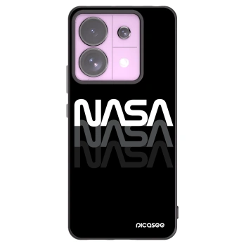 Picasee silikonowe czarne etui na Xiaomi Redmi Note 13 Pro 5G - NASA Triple