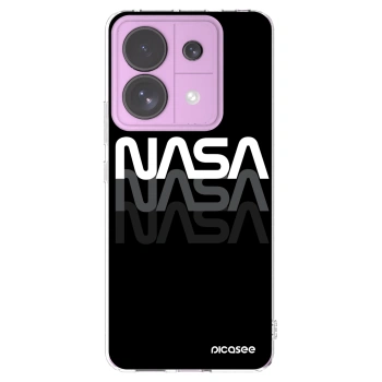 Picasee silikonowe przeźroczyste etui na Xiaomi Redmi Note 13 Pro 5G - NASA Triple